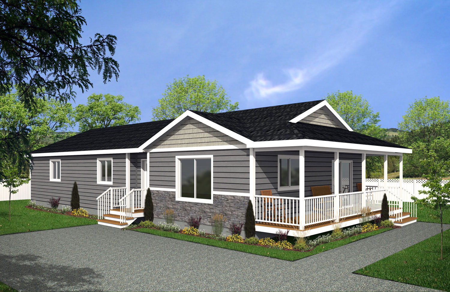 Double Section - "Mansfield" - EcoFab Modular Homes