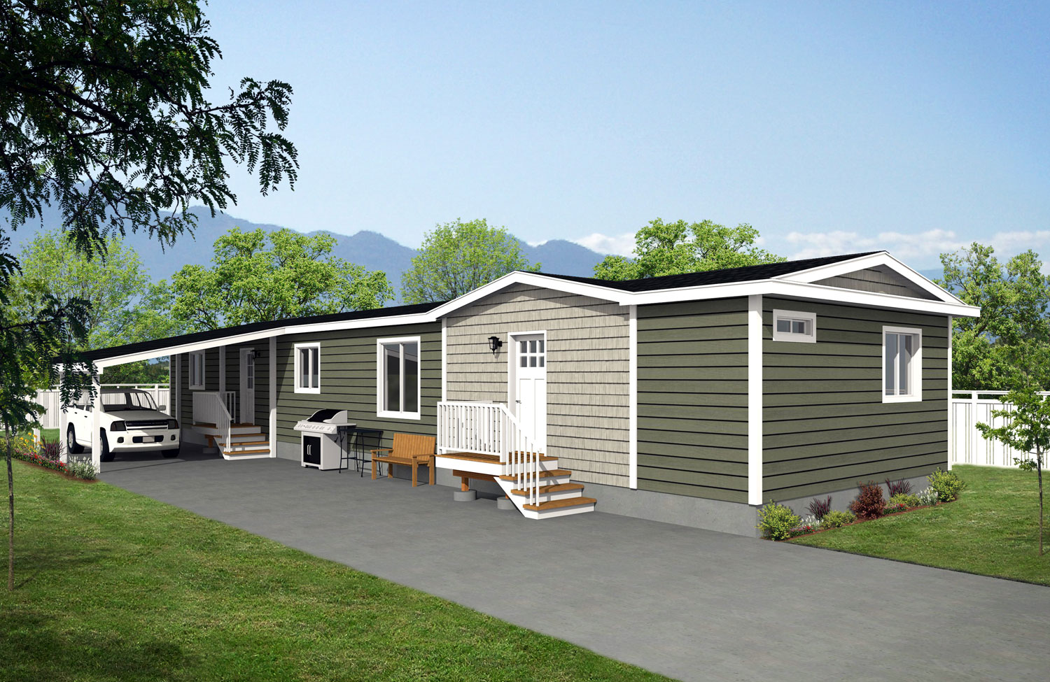 Single Section - "Fairwood" - EcoFab Modular Homes